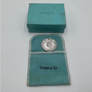 Authentic RARE Highly Collectable Tiffany & Co. 925 Sterling Silver Money Coin